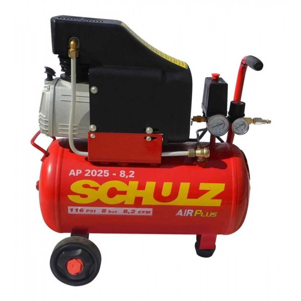 Compresor AP 2025 2HP AIRPLUS 220V 24L con Ruedas Schulz 93002780